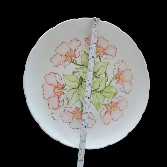 Vintage Signed Hand Painted Decorative Plate (9.5"D) - Picture 4 of 4